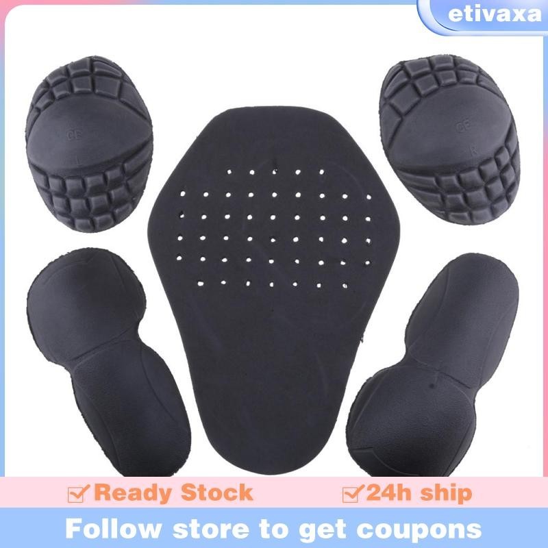 [Etivaxa] Eva Motorcycle Armour Shoulder Elbow Back Biker Motocross Set