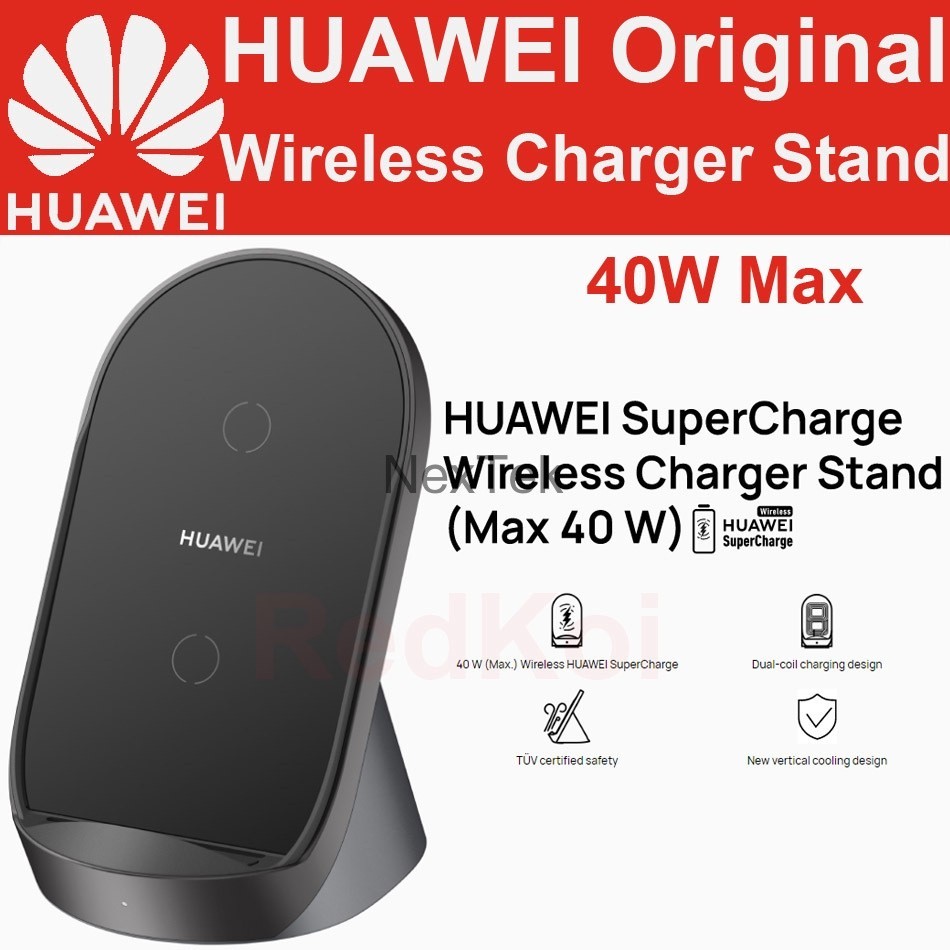 แท้100% Huawei 40W Wireless Charger SuperCharge Stand 40W เดสก์ท็อป CP62 Charger 65W P40 Pro Mate 30