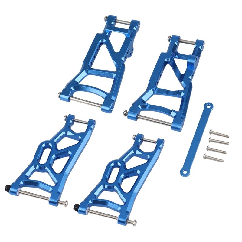4pcs โลหะด้านหน้าและด้านหลัง Suspension Arm ชุดสําหรับ 1/10 Traxxas Slash 2WD VXL Nitro Slash F-150 RC รถอะไหล่อัพเกรด