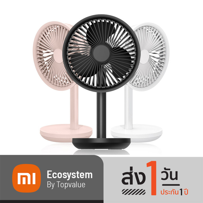 Xiaomi youpin Solove table fan พัดลมตั้งโต๊ะสไตล์มินิมอล แบตเตอรี่ 4,000mAh รุ่น F5