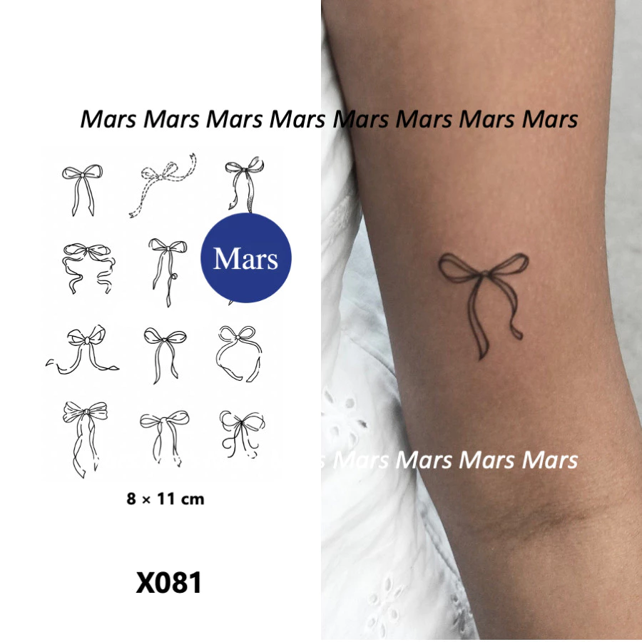 Mars Tattoo NEW Technology Magic - ติดทนนาน 2 สัปดาห์, รอยสักกึ่งถาวร, สติ๊กเกอร์รอยสัก, X081
