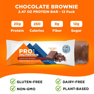 PROBAR Chocolate Brownie Protein Bar | โปรบาร์ โปรตีนบาร์ รส…