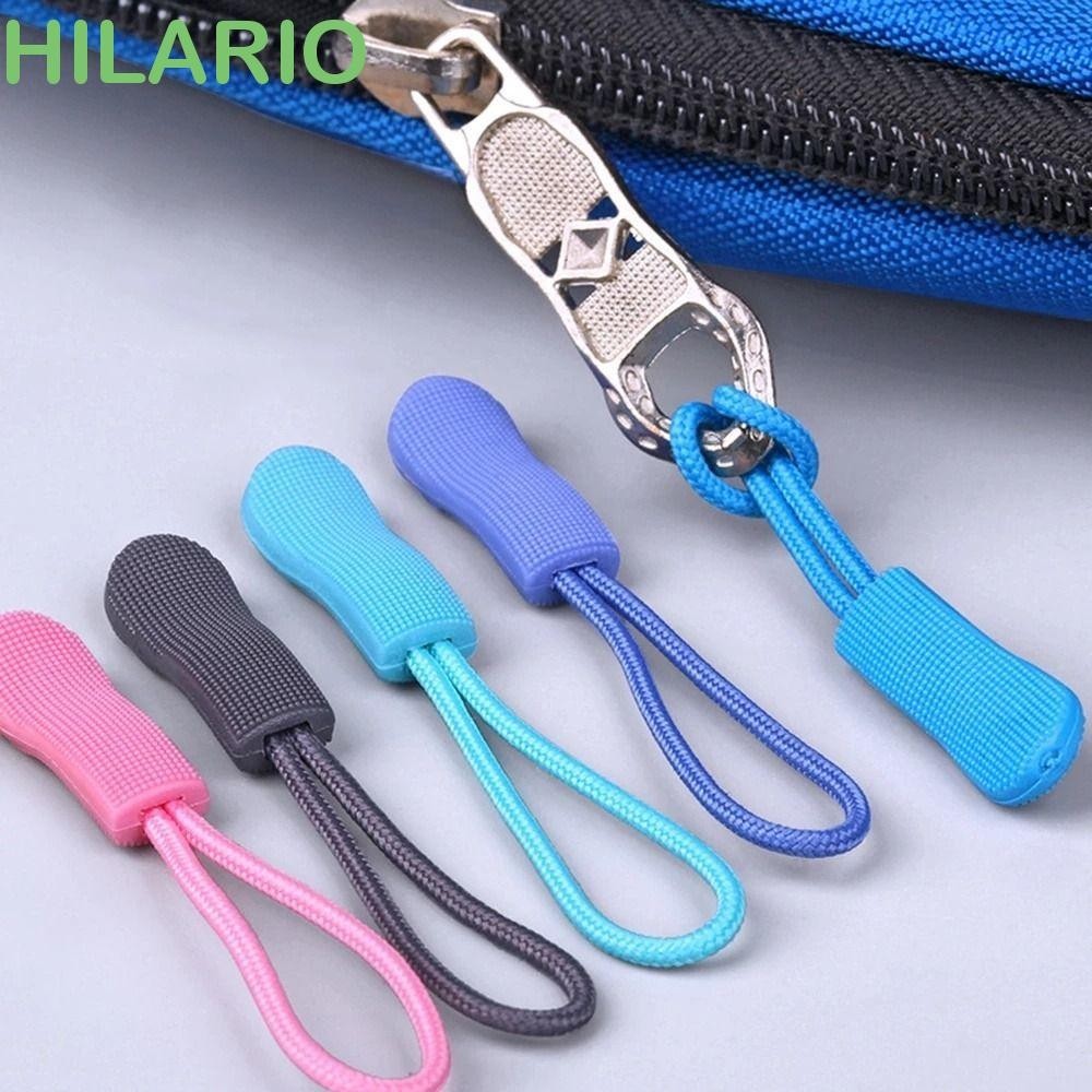 Hilario 10 ชิ้นซิปเชือกเปลี่ยนสิ้นสุด 10 ชิ้นกระเป๋าเดินทางเสื้อผ้า Zip Fixer หัวเข็มขัดหักกระเป๋าเดินทางซิป PU Puller