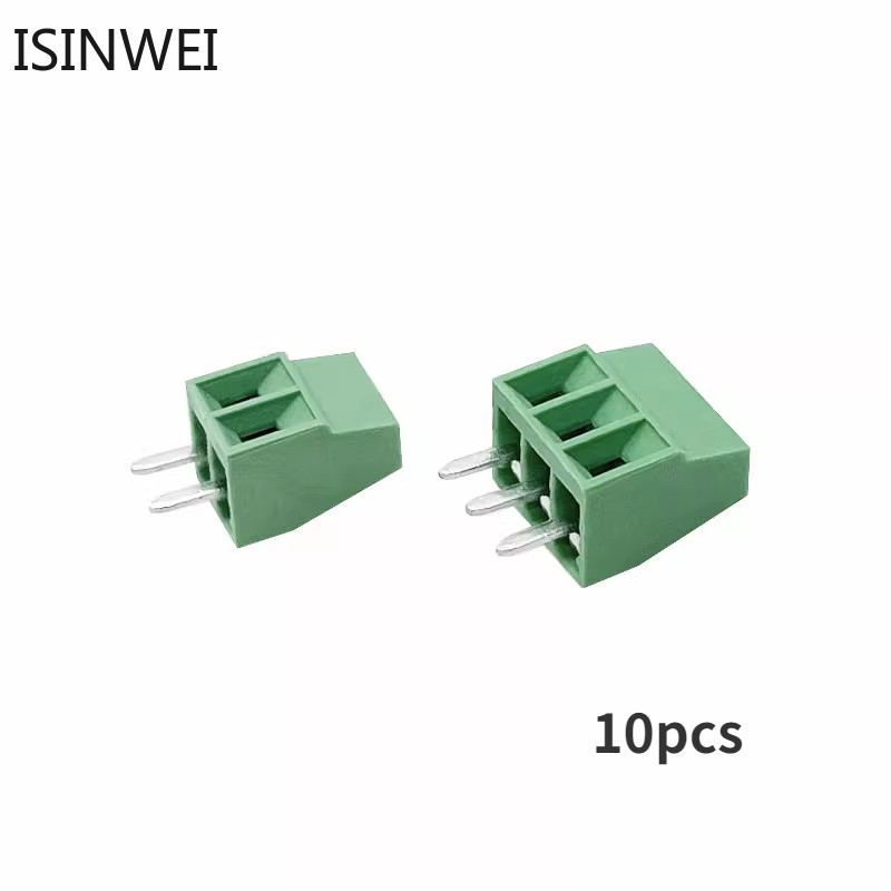 10 ชิ้น/ล็อต KF128 2.54 มม.2Pin 3Pin สกรู Terminal บล็อก PCB Connector KF128-2.54 2P 3P Terminal บล็อกสําหรับสายไฟ