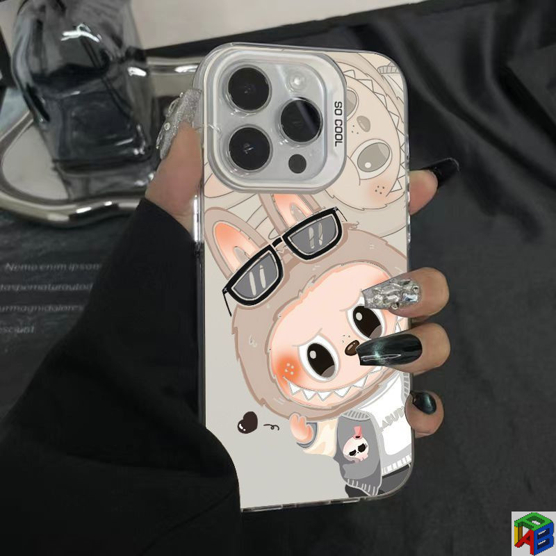Labubu เหมาะสําหรับ Apple 15/16Promax เคสโทรศัพท์ 14plus กรณี 12 iphone 13promax 11 ป้องกัน XR ป้องกัน 7/8Plus