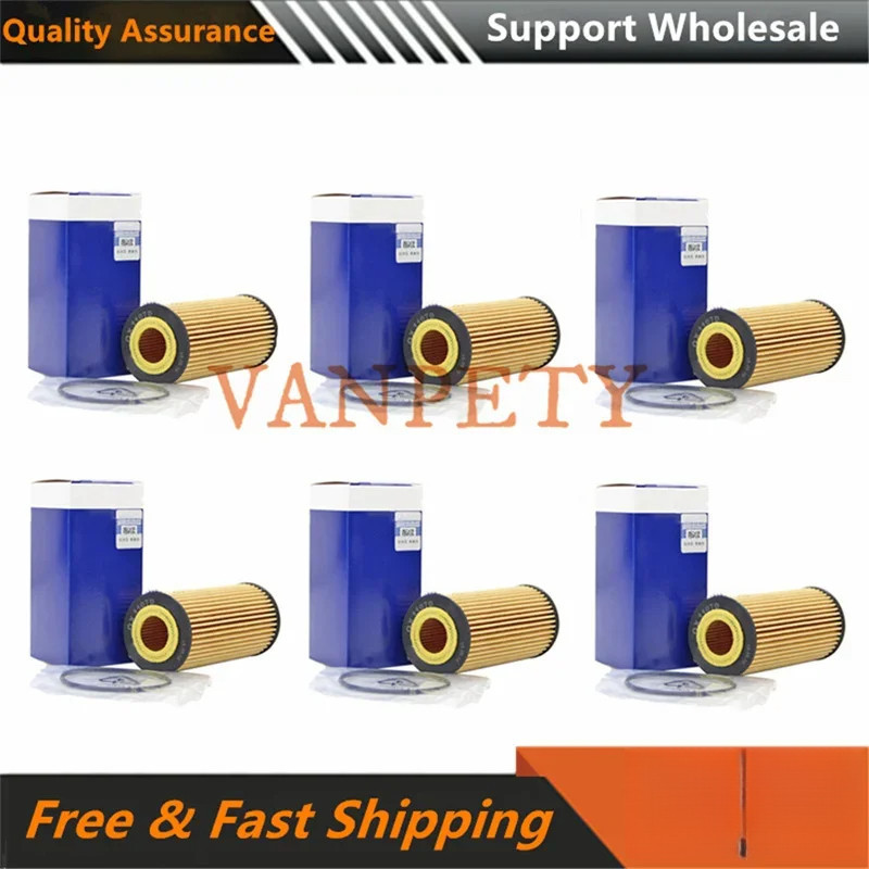 CCARPART 1-3-6 ชุดกรองน้ํามันใหม่ 06L 115 562 06L115562 2.0 & 1.8 สําหรับ Audi A3 A4 A5 A7 A8 Q5 VW 
