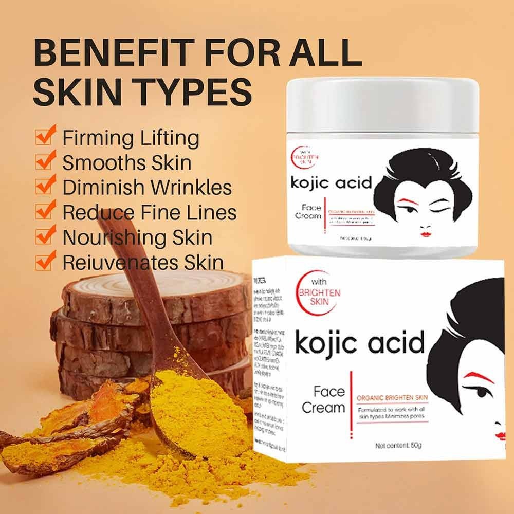 Kojic Acid Cream Resurfacing Fade Remove Dark Spots Nourishing Cream
