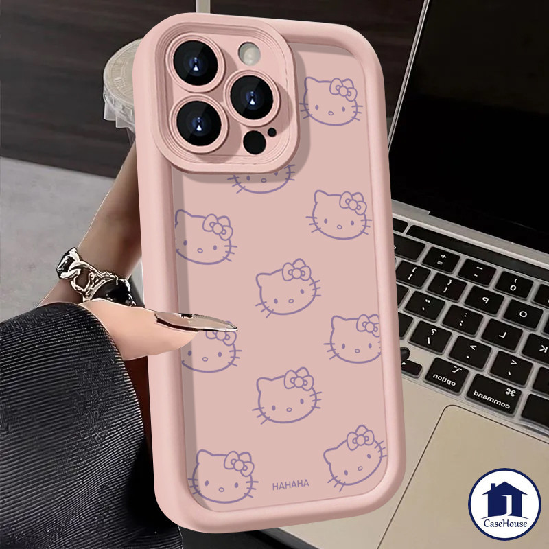 เคส Hello Kitty สุดน่ารัก นุ่ม เข้ากันได้กับ Samsung A15 A05 A14 A05s A54 A03s A12 A32 A23 A24 A03 A25 A50 A13 A04s A30s