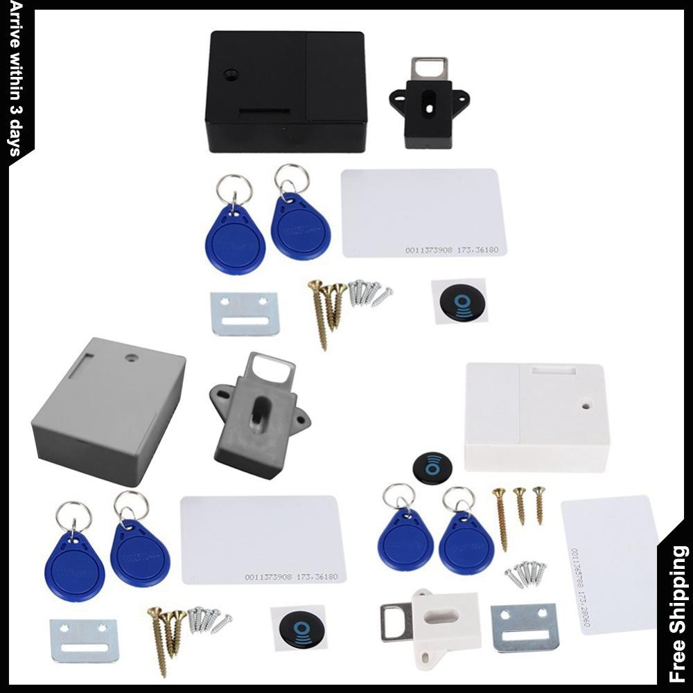 T3 RFID สมาร์ทล็อคซ่อนความปลอดภัยตู้ดิจิตอลล็อค/อิเล็กทรอนิกส์ล็อคลิ้นชักที่มองไม่เห็นเซ็นเซอร์ล็อคสําหรับตู้เสื้อผ้าเฟอร์นิเจอร์