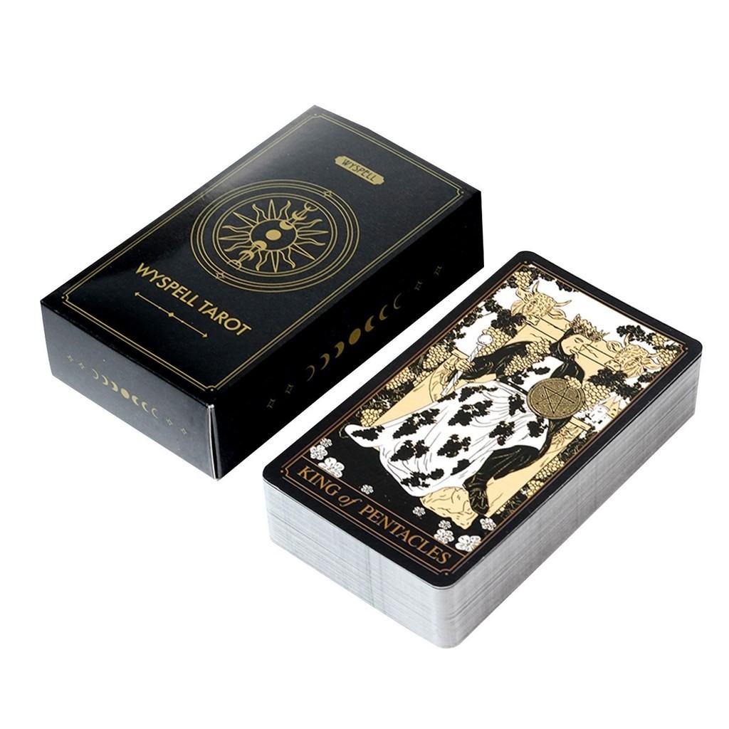 Wyspell Tarot Deck การ์ดเกม Divination Party เดสก์ท็อปของเล่นความบันเทิง Leisure 78 การ์ด verasath