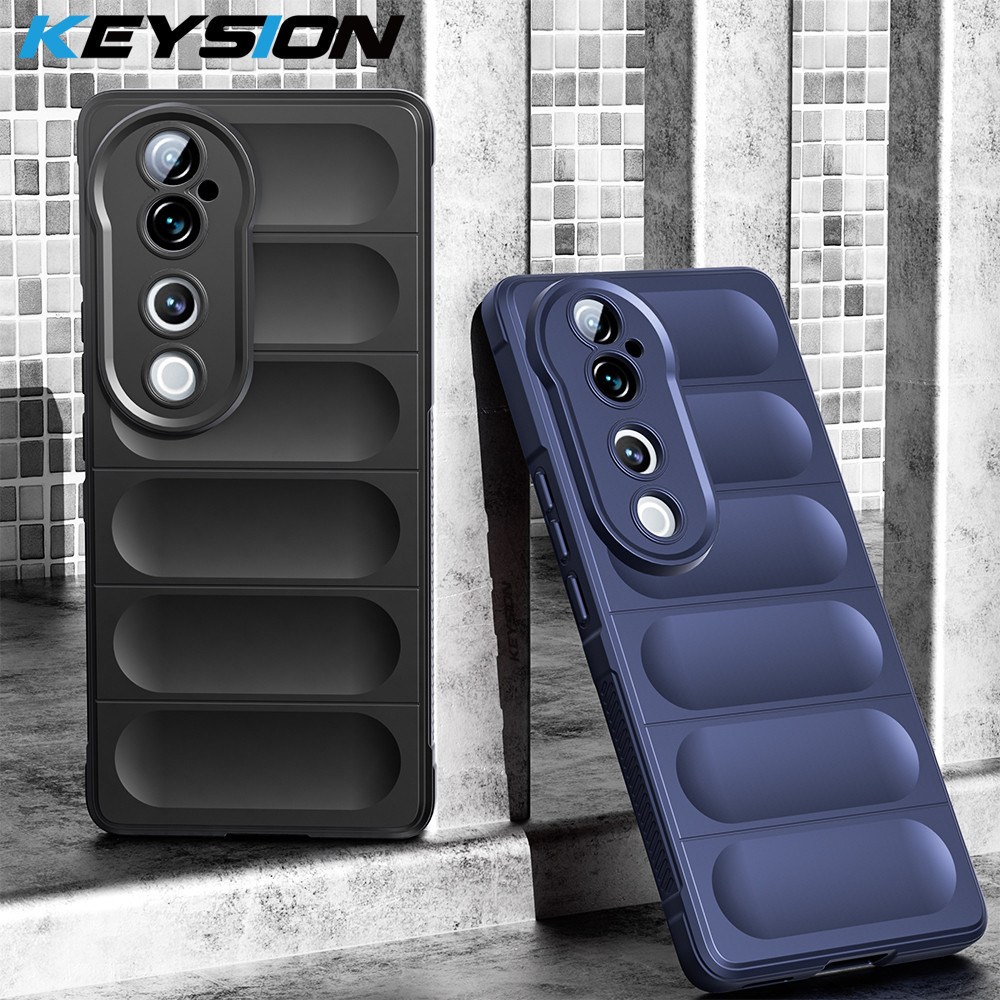 Keysion เคสกันกระแทกสําหรับ VIVO V40 5G V40 Pro 5G Anti-skid ซิลิโคนอ่อนนุ่มโทรศัพท์ฝาหลังสําหรับ VIVO V40 Pro 5G