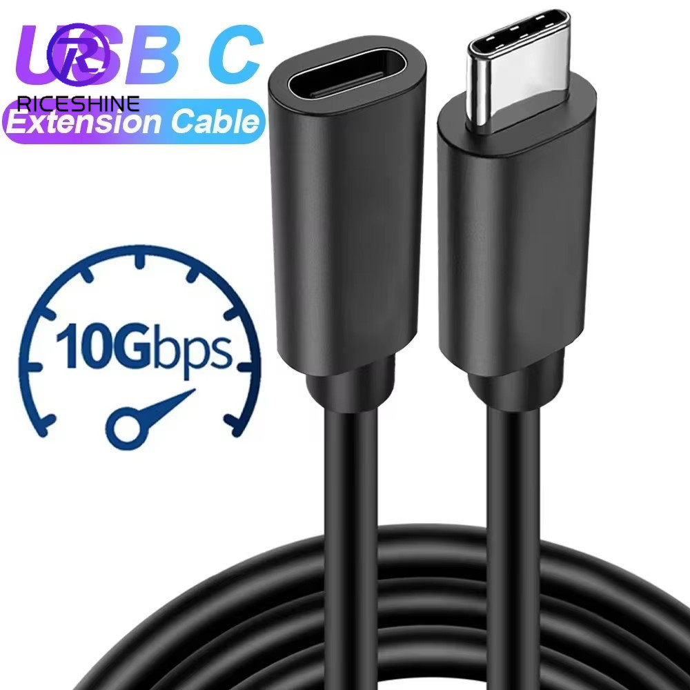 Type-c ชายกับหญิงสายต่อกันน้ําความเร็วสูง USB C Extender Charger สายไฟสําหรับแล็ปท็อปแท็บเล็ตโทรศัพท์มือถือ
