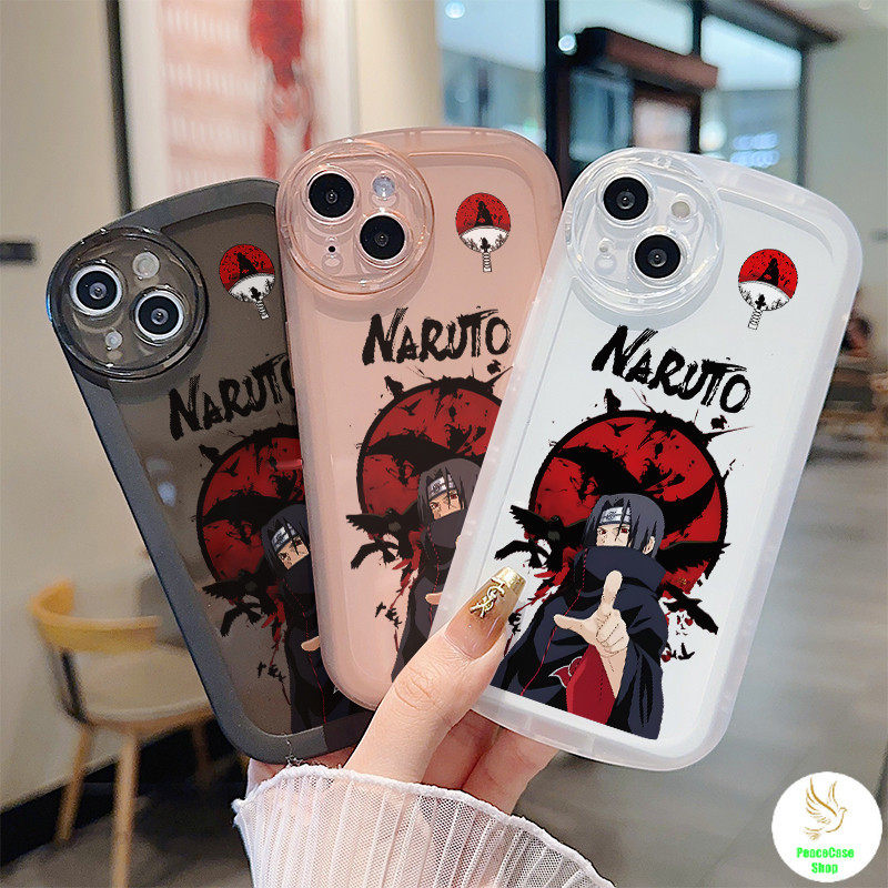 COD-ในไทย เคสแฟชั่นNARUTOสุดเจ๋งItachiกำลังโพสท่า สําหรับiPhone 7 8 X 11 12 13 14 15 เคสกรอบเลนส์ทรงกลม กันกระแทก Unisex