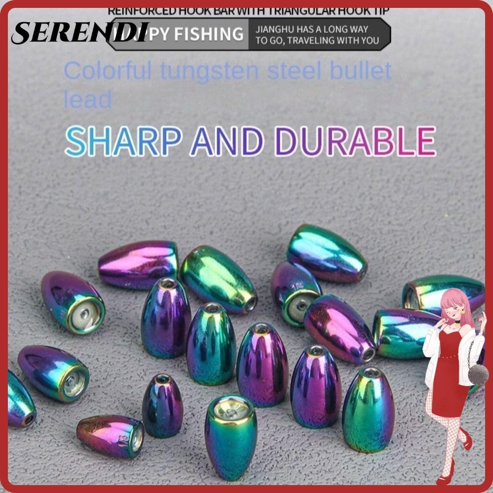 Serendi ทังสเตนตก คุณภาพสูง 1.8 กรัม - 21 กรัม สําหรับตกปลา 1 2 3 4 5 ชิ้น