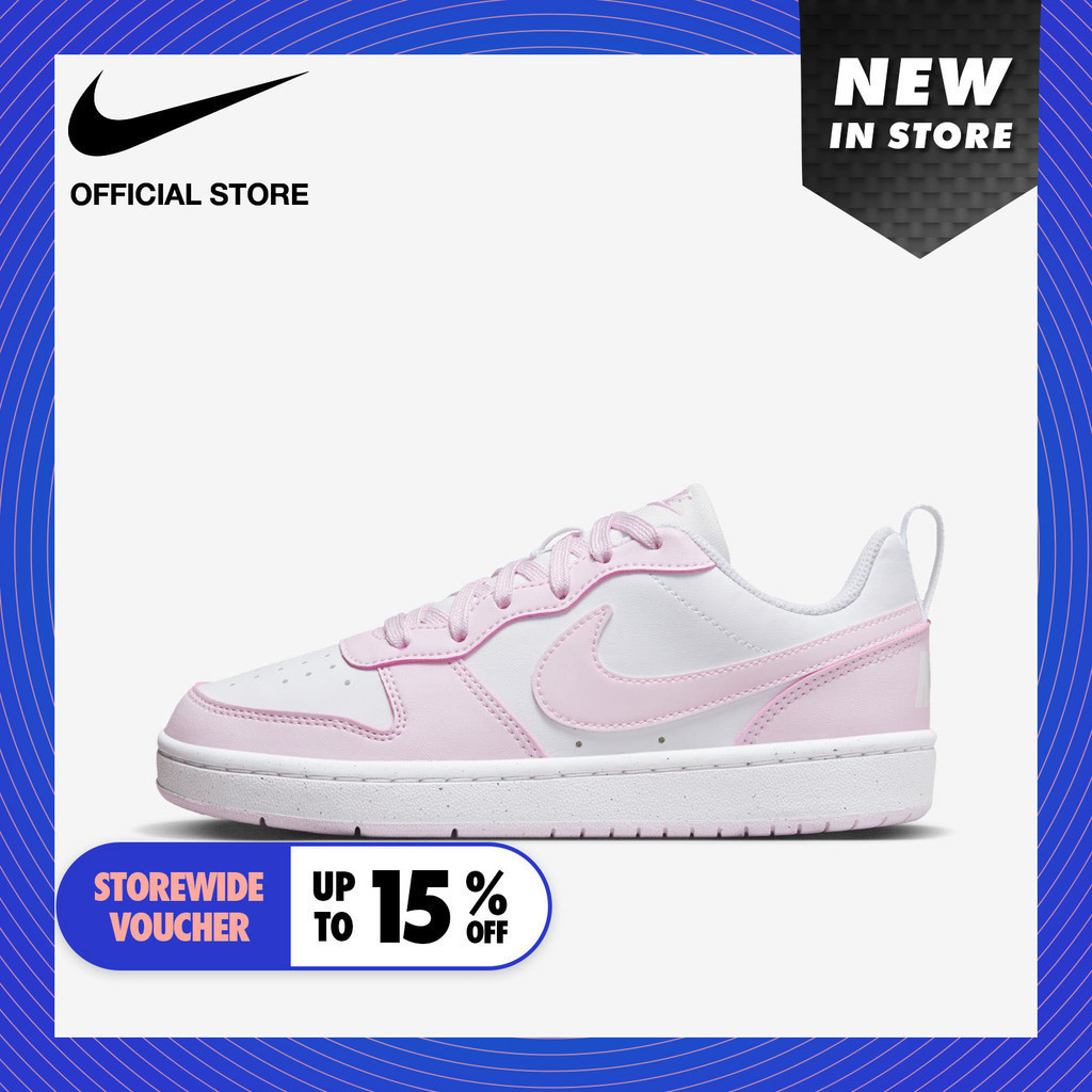 Nike Kid's Court Borough Low Recraft  Shoes - White