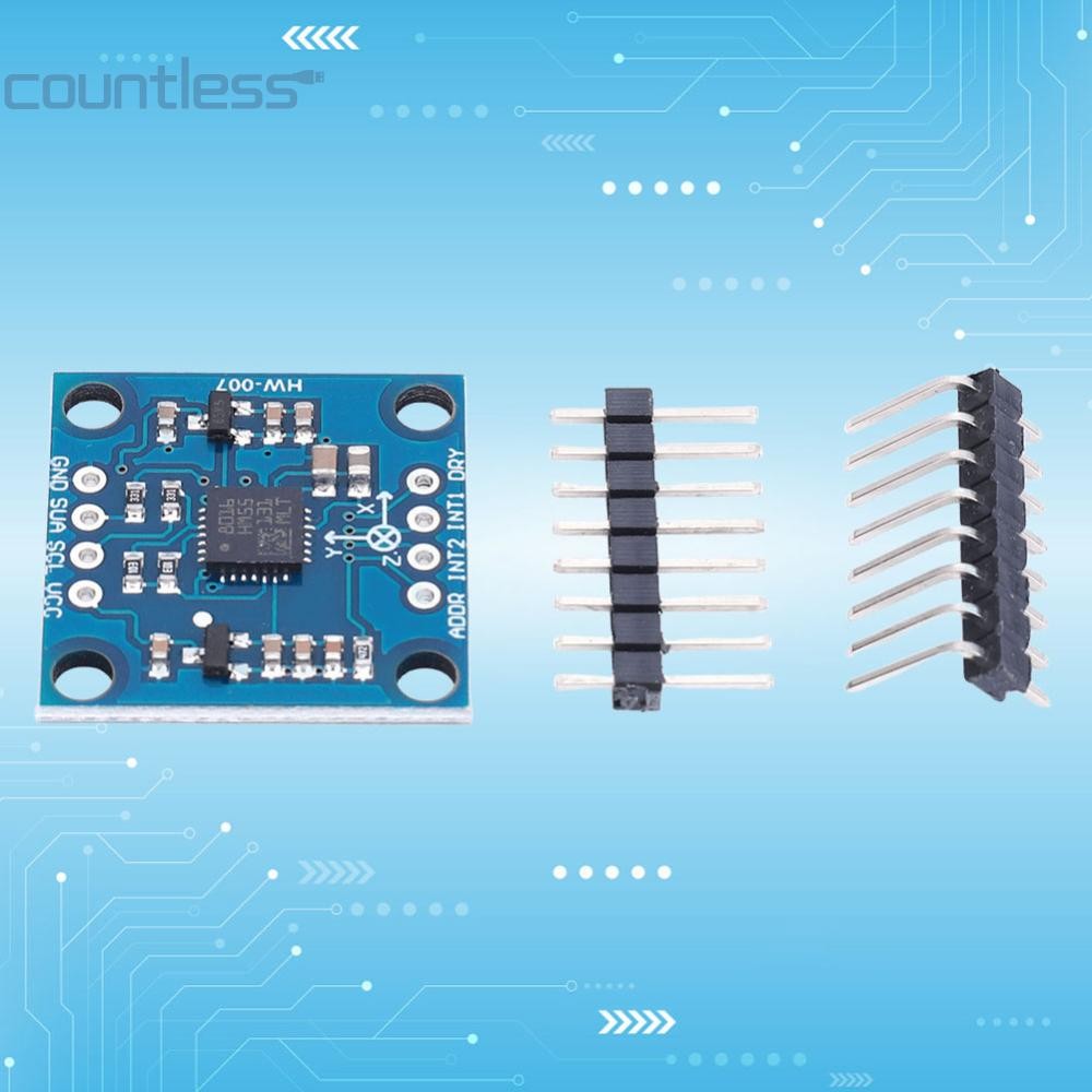 Gy-51 LSM303 LSM303D LSM303DLH โมดูลเข็มทิศอิเล็กทรอนิกส์ที่ทนทานสําหรับ Arduino [counterless.th]