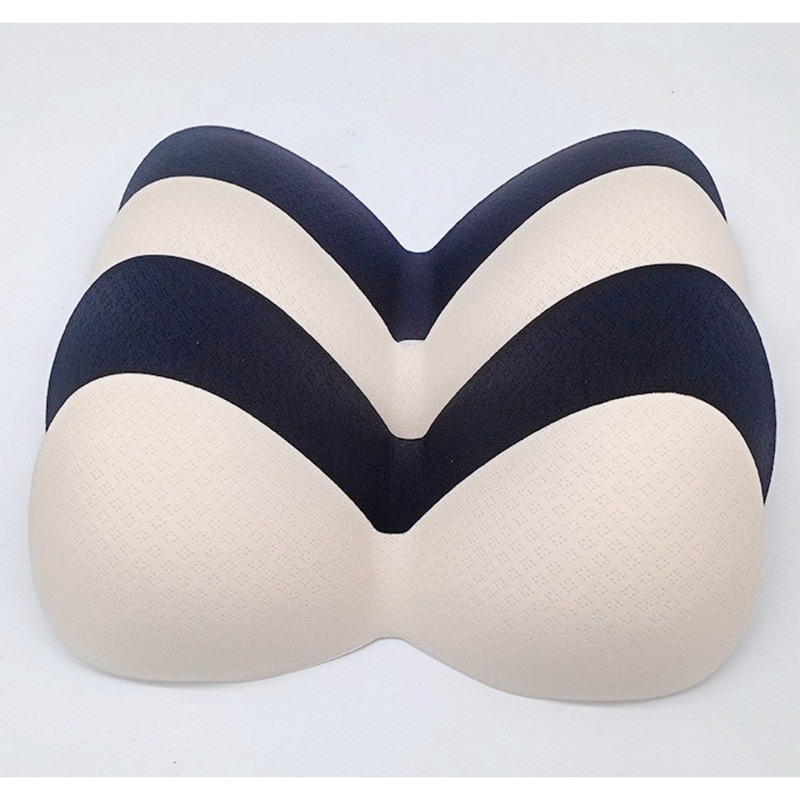 ผู้หญิง Breathable Bra ฟองน้ําชุดว่ายน้ํา Pad ใส่ Breast Enhancer บิกินี่หน้าอกที่มองไม่เห็น Body-fitted Comfort Push Up