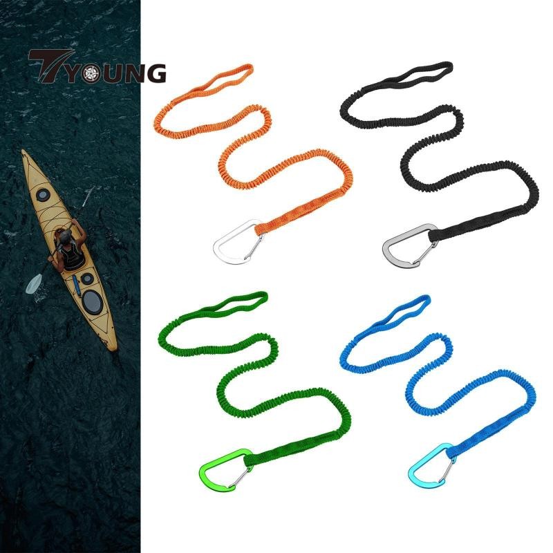[มีจําหน่าย] สายจูง 1.5M-2.1M Paddle Keeper Tether พร้อม Carabiner สายจูงกระดานโต้คลื่นแบบปรับได้เชือกเชือกเส้นเล็กสําหรับล่องแก่งพายเรือคายัค