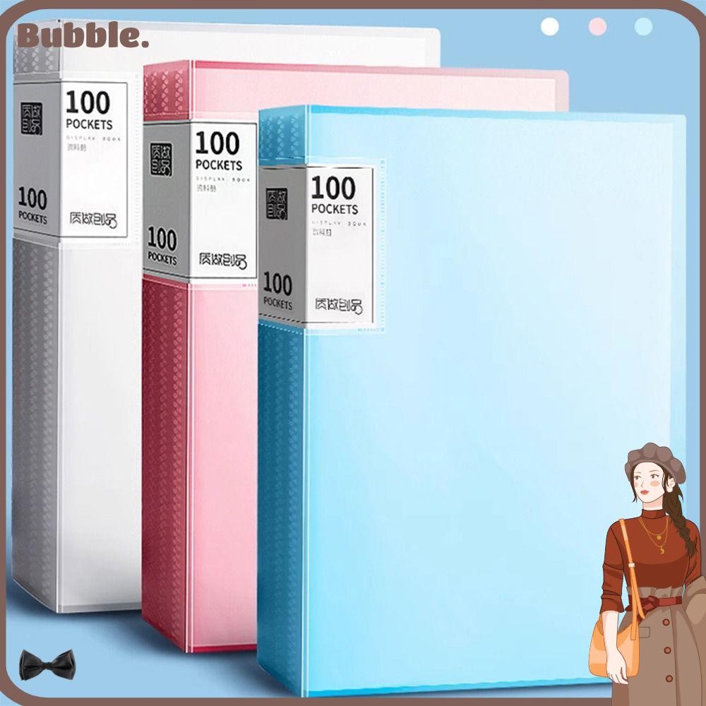 หนังสือเล่มเล็กเก็บฟองได้,กระเป๋าโค้งความจุขนาดใหญ่20/30/60/100หน้า,การ์ตูนกันน้ํามัลติฟังก์ชั่แฟ้มกระเป๋าโรงเรียนสํานั