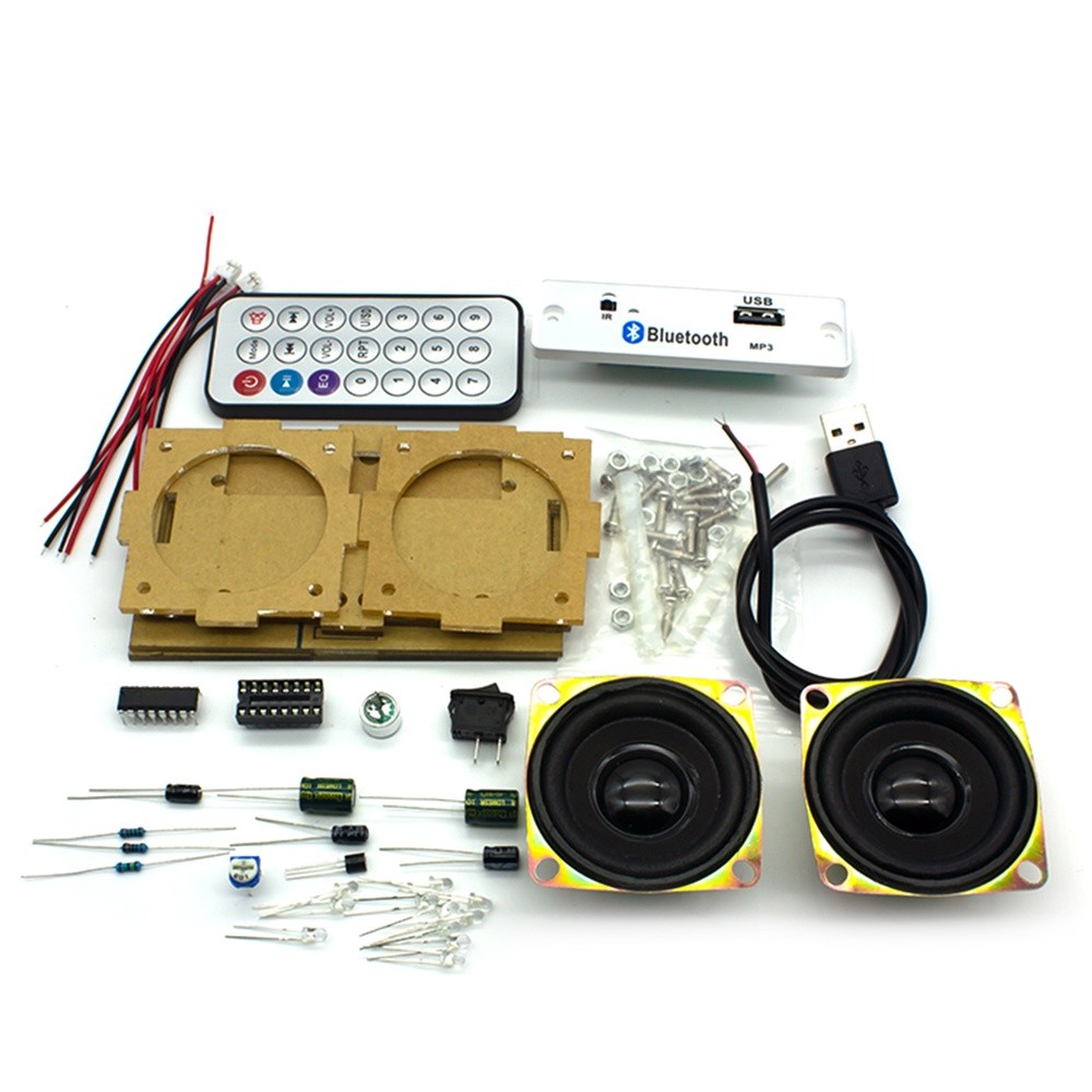 ลำโพงบลูทชุดคิทลำโพงบลูทูธ DIY Bluetooth Speaker การทำและประกอบชุดลำโพงบลูทูธแบบฝึกสอน ชุดอิเล็กทรอน