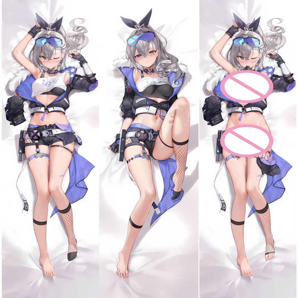 อะนิเมะ Honkai: Star Rail Silver Wolf กอดหมอน Body Case คอสเพลย์ Dakimakura หมอน Otaku เบาะผ้าปูที่นอนของขวัญ