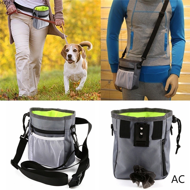 Pet Dog Training Treat Snack Bait Dog Obedience Agility Outdoor Pouch Food Bag Dogs Snack Bag<HJTH08