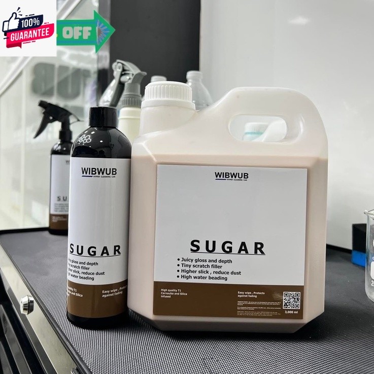 WWCL2JUNเพิ่ม45น้ำยาเคลือสีแสเปรย์แวกซ์ WIBWUB Sugar สเปรย์เคลือเงา  น้ำยาเคลือเงา  น้ำยาล้างรถ  น้ำ