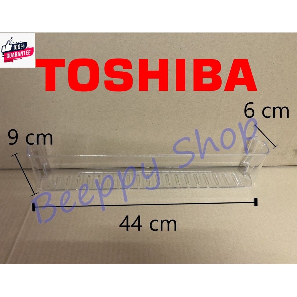 ชั้นวางของข้างประตูตู้เย็น ชั้นวางขวดล่างสุด Toshiba รุ่น GR-A25KS/A28KS/B22KP/B31KU/M25KUBZ/RT234WE