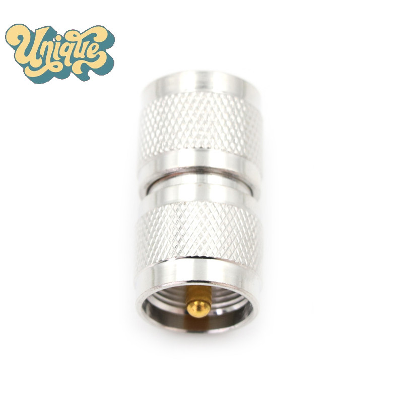 (Unique) Uhf ตัวผู้ PL259 เป็นอะแดปเตอร์ RF Coax ยาวคู่ตรงใหม่
