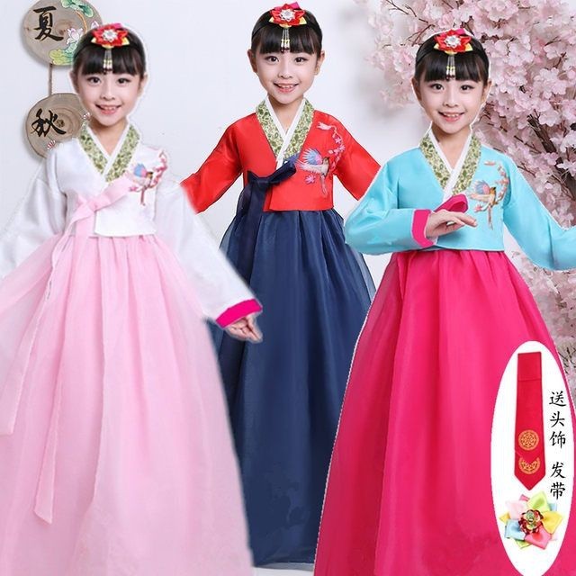 แบบดั้งเดิมเกาหลีเต้นรำเวทีเครื่องแต่งกายสาวฮันบกชุดแต่งงานเด็กเด็กประสิทธิภาพเอเชียเสื้อผ้าพรรคเทศกาลเครื่องแต่งกาย