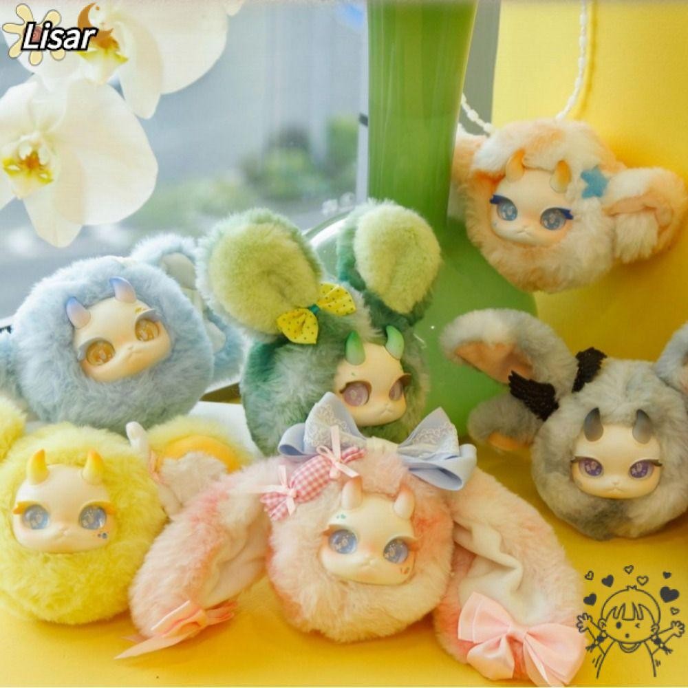 Lisar Plush Box Doll Rabbit Dragon Tuan Tuan Plush Box Figure Box, Cute Plush Doll Rabbit Dragon Tuan Tuan Desktop Plush Ornament