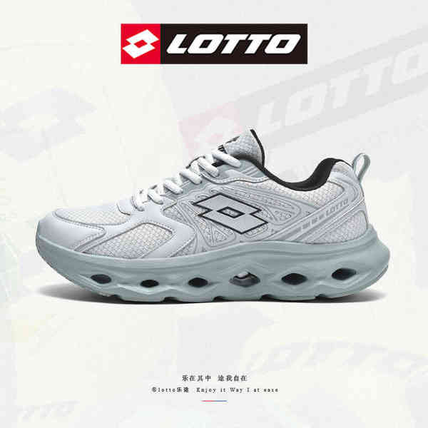 Lotto รองเท้าผู้ชายรองเท้าวิ่งผู้ชายฤดูใบไม้ร่วง 2024 สไตล์ใหม่ตาข่าย Professional Shock Absorption 