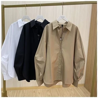ฤดูใบไม้ผลิฤดูใบไม้ร่วงสไตล์ใหม่เกาหลีรุ่นแฟชั่นสีทึบโคมไฟเสื้อแขนยาวทั้งหมดตรงกับเสื้อพื้นฐานถักขนแกะของฉันม้าเข็ม ฮึ