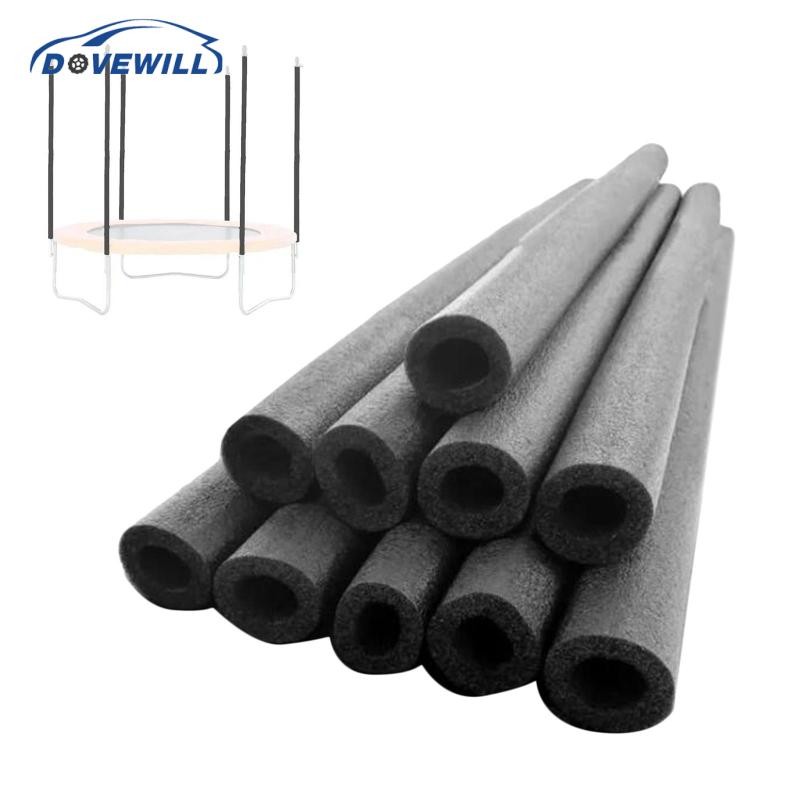 [Dovewill] 2-10 แพ็ค 10 ชิ้นแทรมโพลีน Poles Cover อะไหล่อัพเกรดแบบปรับได้สําหรับ