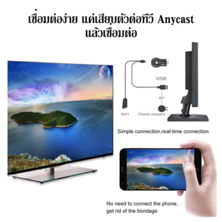 Anycast M18 Plus 2024 HDMI WiFi Display รุ่นใหม่ล่าสุด ของแท้100% นำภาพมือถือขึ้นจอผ่าน Android Mirror Cast AirPlay DLNA