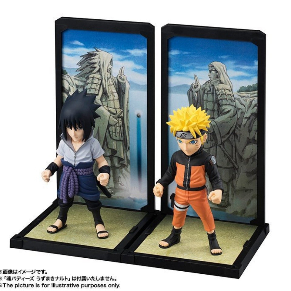 นารูโตะรุ่น Q เปิดหน้าต่าง Uzumaki Naruto Uchiha Sasuke 2 ตัวเลข