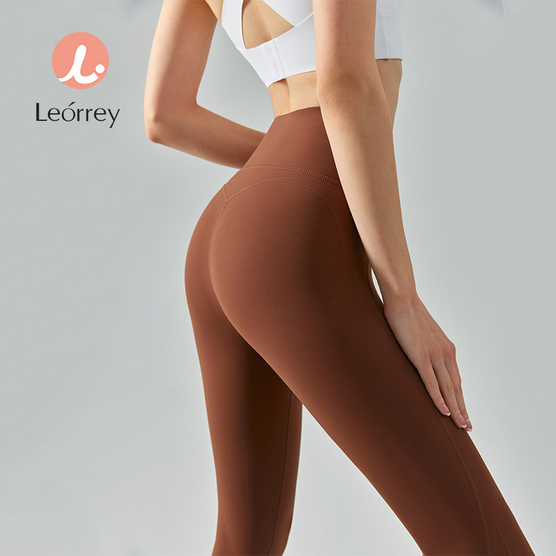 Leorrey-กางเกงโยคะกางเกงกีฬาเอวสูงยืดหยุ่นสูงกางเกงออกกำลังกายแห้งเร็ว