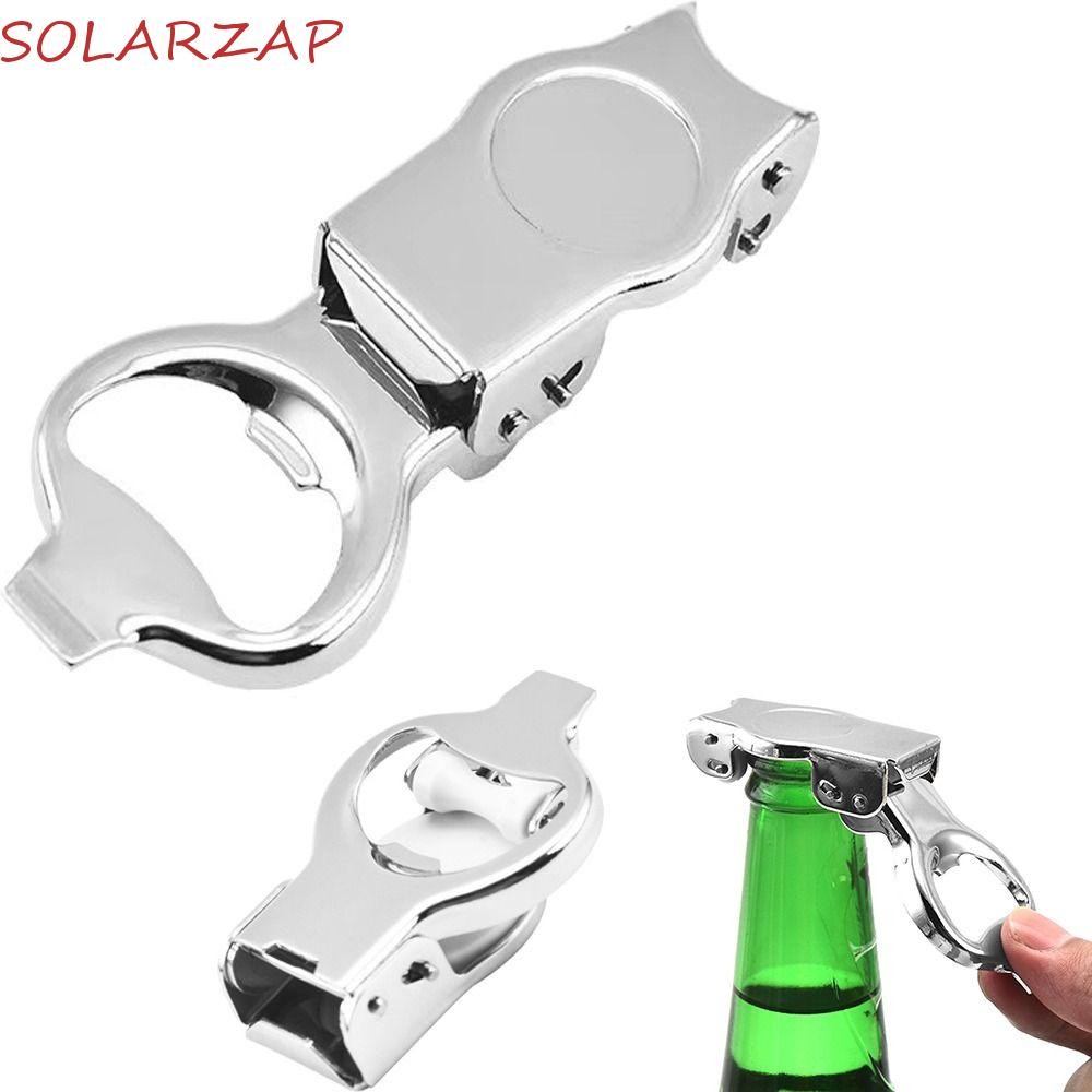 ฝาขวดประหยัด SOLARZAP, ที่เปิดขวดสแตนเลสเกรดอาหาร, จุกไวน์แบบใช้ซ้ําได้แบบแมนนวลแบบพับได้ที่ทนทานโซดาน้ํา