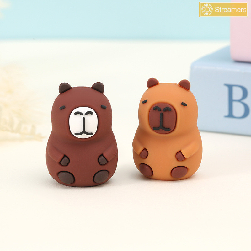 {Streamers} Creative Capybara Pencil Sharpene Pencil Cutg Tools อุปกรณ์การเรียนเครื่องเขียนนักเรียนห้องเรียนครูรางวัลของขวัญใหม่