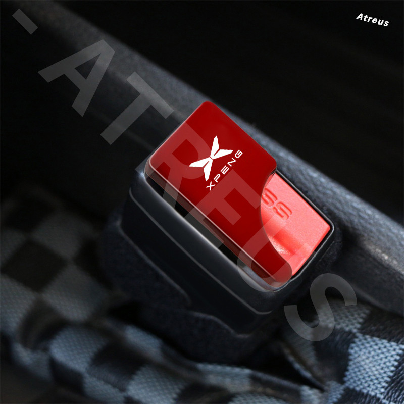 1/2 ชิ้น Xpeng G6 หัวเข็มขัดนิรภัยรถ หัวเสียบเข็มขัดนิรภัยคลิปหัวเข็มขัดนิรภัยรถยนต์ โลหะผสมสังกะสี อุปกรณ์เสริม - รูปที่ 6