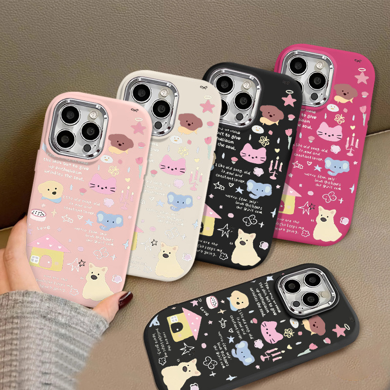 ใหม่ Creative English House รูปแบบกรณี IPhone XSMAX 16 15 14 11 Pro Max 12 SE 2020 X XR 13 8 7Plus ซิลิโคนกันกระแทกเคสโทรศัพท์