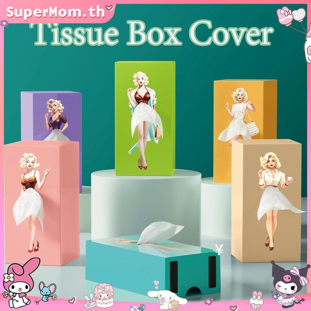 การ์ตูนอะนิเมะสาวกล่องกระดาษทิชชูกล่องกระดาษทิชชูกระโปรงพองสาวใบหน้ากล่องกระดาษทิชชูน่ารักสก์ท็อปตกแต่งเครื่องประดับ