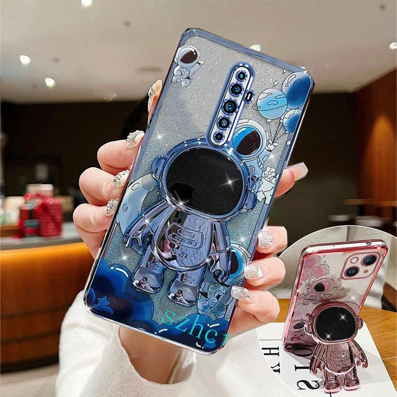เคส oppo reno 2z reno2 f reno 2 เคสโทรศัพท์ นักบินอวกาศใหม่ ความคิดสร้างสรรค์ พื้นผิวลอย นักบินอวกาศ วงเล็บ เคสโทรศัพท์มือถือ