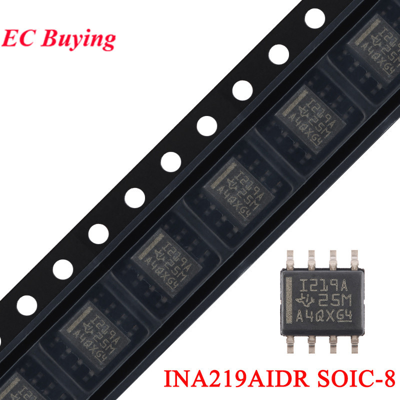1 PC INA219AIDR SOIC-8 INA219 I219A 1219A SOP-8 Current/Voltage/Power Monitor ชิป SMD IC วงจรรวม