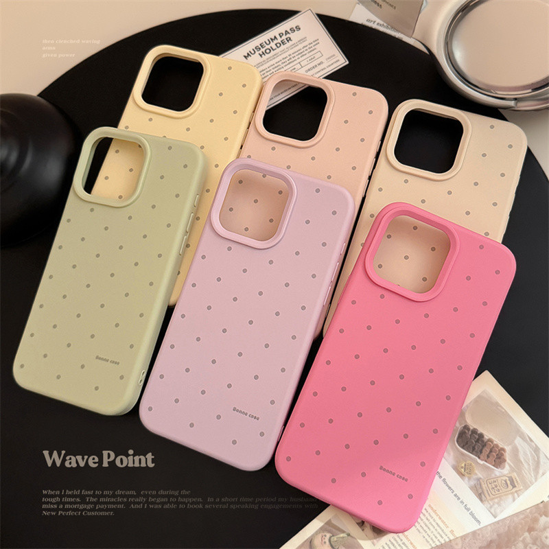 เต็มหน้าจอจุดวงกลมเคสโทรศัพท์เข้ากันได้สําหรับiphone16 16pro 16promax 15 15pro 15promax 14 14pro 14promax 13 13promax 12 12pro 12Promaxกันกระแทกกลับ