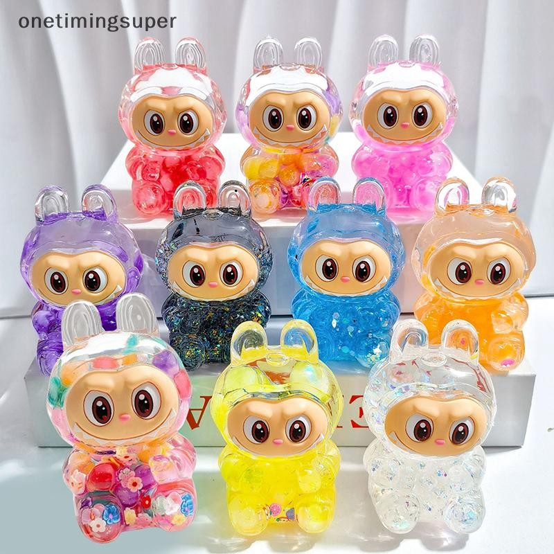 Onetimingsuper Mini เรซิ่น Rabbu Miniature ตัวเลข 3D Luminous เครื่องประดับเล็กๆ Micro ภูมิทัศน์ DIY ตุ๊กตาตกแต่งสวนหัตถกรรม OTP