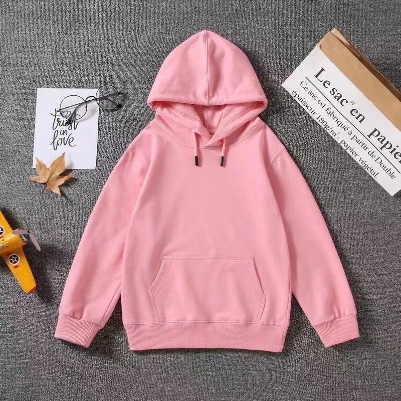 เสื้อกันหนาวแขนยาว K802M เสื้อแขนยาวมีฮู้ด เสื้อกันหนาวมีฮู้ดสีล้วน ผ้าสำลี ผ้าหนาดีใส่สบาย