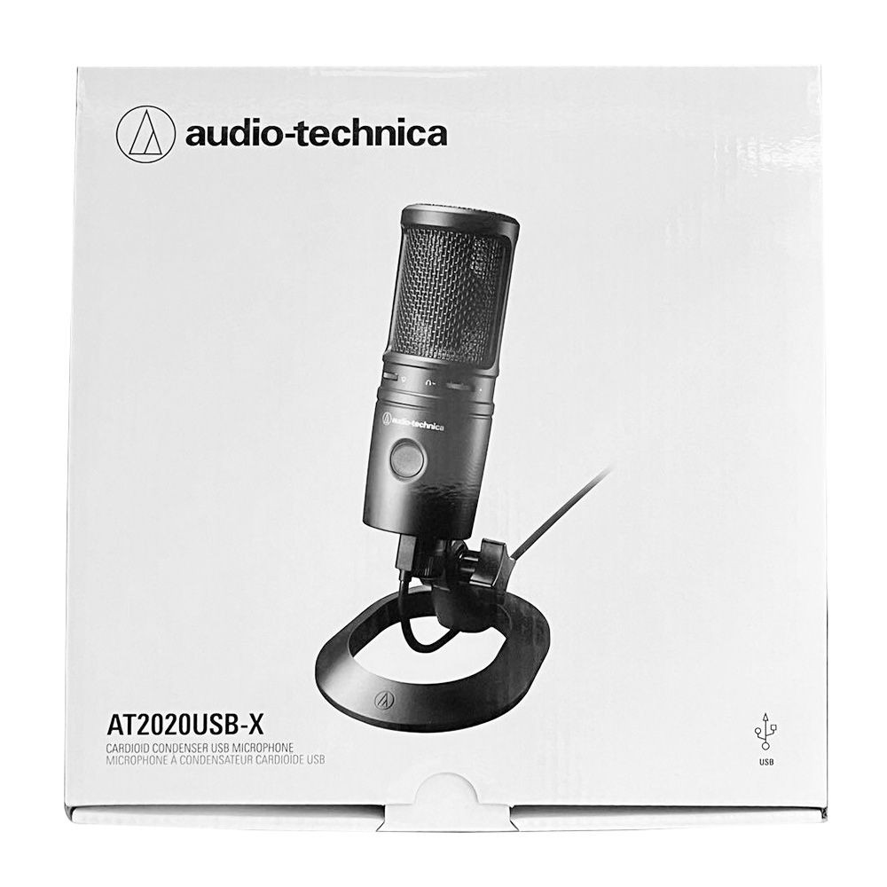 Audio-Technica AT2020USB-X Cardioid Condenser USB Microphone, for PC & Mac