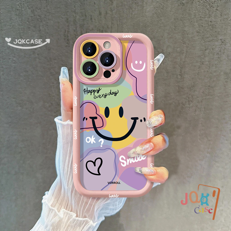 เคส เหมาะสำหรับ Redmi 12 13C 10A 12C A1 9T 9 10C 9A 9C NFC Note 9 12 11s 10 11 8 Pro Max Pro ยิ้มหน่อย โชคดี แฟชั่น เคส - รูปที่ 2