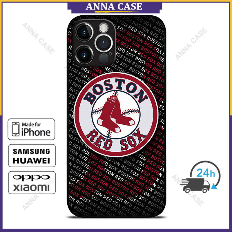 Boston Red Sox เคสโทรศัพท์สําหรับ iPhone 16 Pro Max / iPhone 15 Pro Max / 14 Pro Max / Samsung Galaxy S24 Ultra เคสป้องกัน CP1370